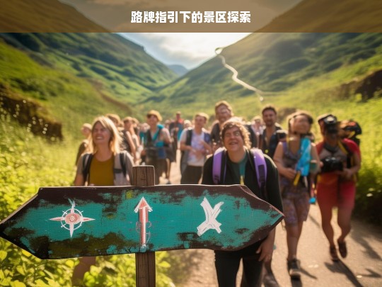 路牌指引下的景区探索，路牌导向的景区奇妙探索之旅